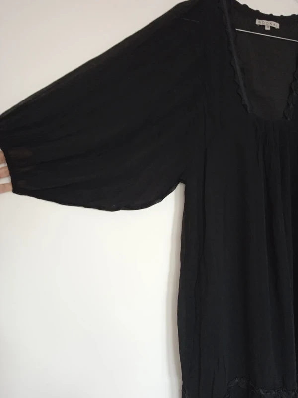 Vestido elegante, holgado, negro Kookaï talla 38 – photo 3
